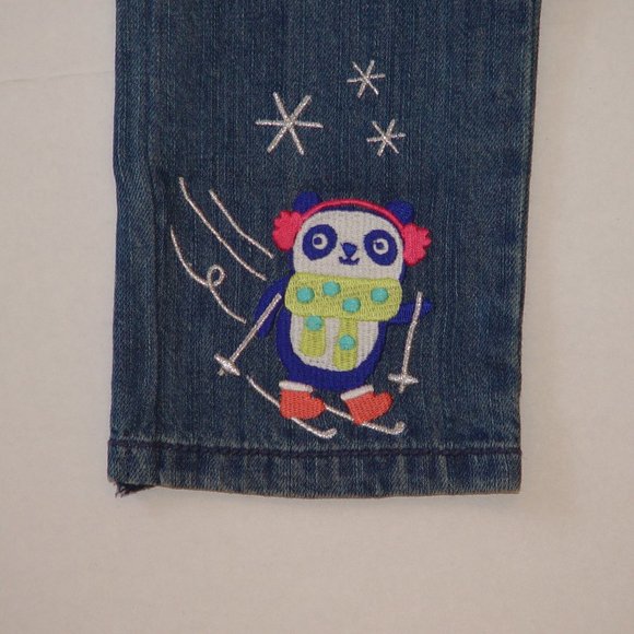 NWT Gymboree 2T or 3T top jeans Color Happy blue snow much fun set outfit - Picture 7 of 10